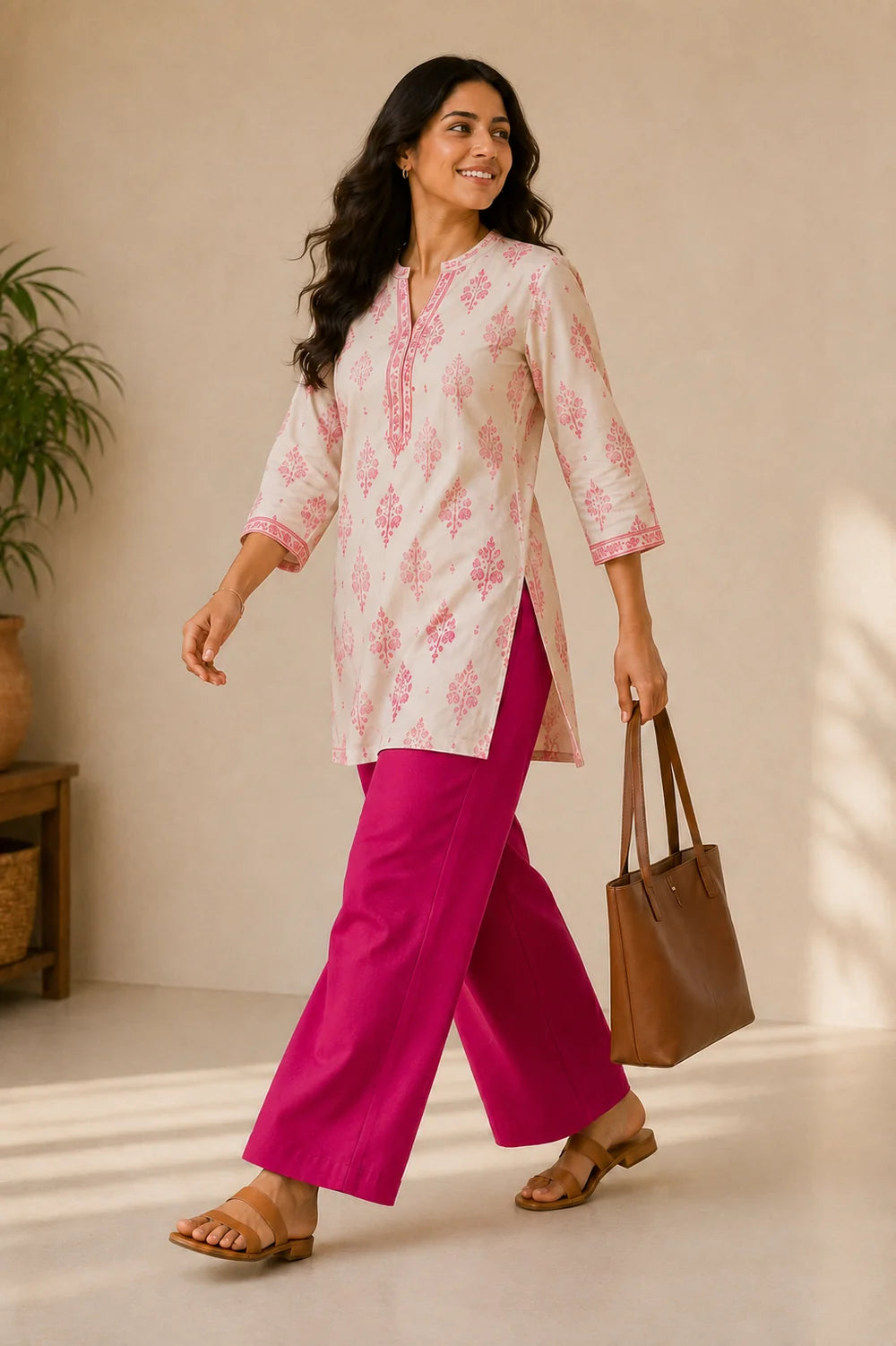 The Easy Pant in Rani