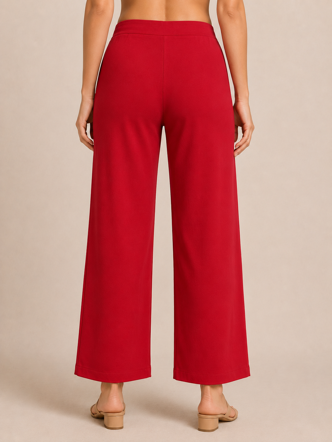 Red Easy Pant