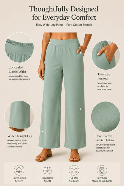 The Easy Pant in Surf Green